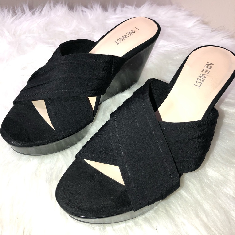 Nine west platform sandals size 9.5 - Picture 6 of 8
